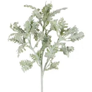 Dusty Miller Flocked leaf Spray 40cm Grey Green by Florabelle Living, a Plants for sale on Style Sourcebook