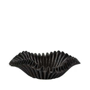 Lehriya Marble Bowl Medium Black by Florabelle Living, a Bowls for sale on Style Sourcebook