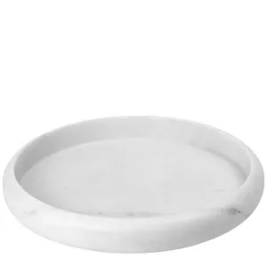 Santiago Marble Tray Large White by Florabelle Living, a Trays for sale on Style Sourcebook