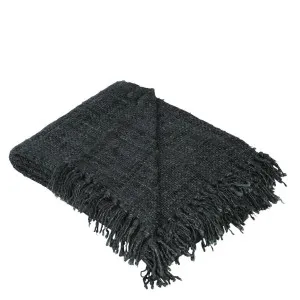 Bijou Throw Blue 140x180cm by Florabelle Living, a Throws for sale on Style Sourcebook