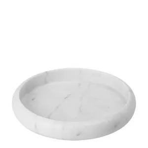 Santiago Marble Tray Small White by Florabelle Living, a Trays for sale on Style Sourcebook