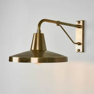 Trinity Wall light Antique Brass by Florabelle Living, a Wall Lighting for sale on Style Sourcebook