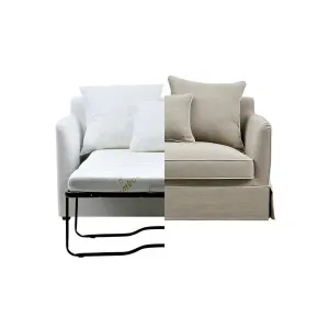 Noosa Hamptons 1.5 Seat Sofa Bed - Base & Cushion Inserts Only by Florabelle Living, a Sofas for sale on Style Sourcebook