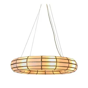 Ritz Ceiling Pendant Medium Brass by Florabelle Living, a Pendant Lighting for sale on Style Sourcebook