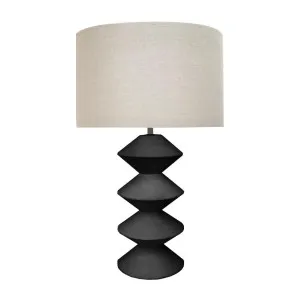 Aldo Lamp Black by Florabelle Living, a Table & Bedside Lamps for sale on Style Sourcebook
