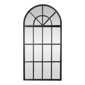 Large Iron Arch Mirror With Panes by Florabelle Living, a Mirrors for sale on Style Sourcebook