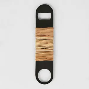 Plantation Bottle Opener Black & Rattan by Florabelle Living, a Barware for sale on Style Sourcebook