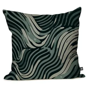Erosion Cushion - Midnight by Grace Garrett, a Cushions, Decorative Pillows for sale on Style Sourcebook