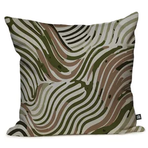 Erosion Cushion - Olive by Grace Garrett, a Cushions, Decorative Pillows for sale on Style Sourcebook
