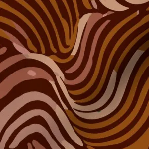 Erosion Fabric - Burnt Fig by Grace Garrett, a Fabrics for sale on Style Sourcebook