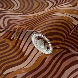 Erosion Wallpaper - Burnt Fig by Grace Garrett, a Wallpaper for sale on Style Sourcebook