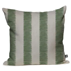 Fence Line Cushion - Greenhouse by Grace Garrett, a Cushions, Decorative Pillows for sale on Style Sourcebook