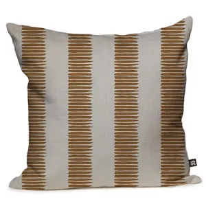 Fence Line Cushion - Rusty Nail by Grace Garrett, a Cushions, Decorative Pillows for sale on Style Sourcebook