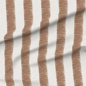 Fence Line Fabric - Cinnamon by Grace Garrett, a Fabrics for sale on Style Sourcebook
