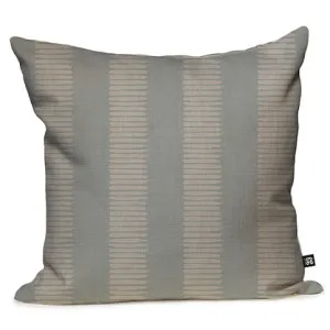 Fence Line Reverse Cushion - Duck Egg by Grace Garrett, a Cushions, Decorative Pillows for sale on Style Sourcebook