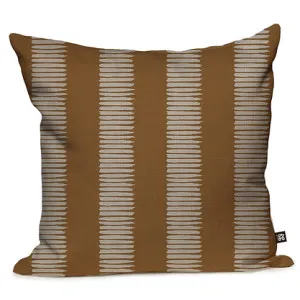 Fence Line Reverse Cushion - Rusty Nail by Grace Garrett, a Cushions, Decorative Pillows for sale on Style Sourcebook