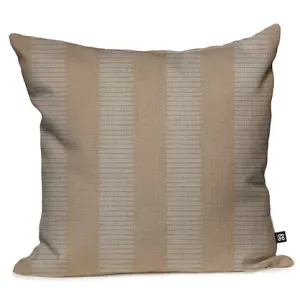 Fence Line Reverse Cushion - Sand by Grace Garrett, a Cushions, Decorative Pillows for sale on Style Sourcebook