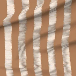 Fence Line Reverse Fabric - Dark Buff by Grace Garrett, a Fabrics for sale on Style Sourcebook