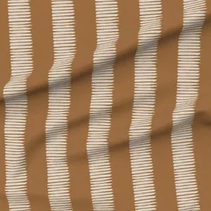 Fence Line Reverse Fabric - Rusty Nail by Grace Garrett, a Fabrics for sale on Style Sourcebook