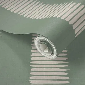 Fence Line Reverse Wallpaper - Laurel by Grace Garrett, a Wallpaper for sale on Style Sourcebook