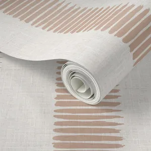 Fence Line Wallpaper - Cashmere by Grace Garrett, a Wallpaper for sale on Style Sourcebook