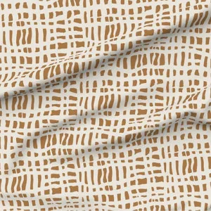 Garden Lattice Fabric - Rusty Nail by Grace Garrett, a Fabrics for sale on Style Sourcebook