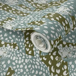 Garden Safari Wallpaper - TROPICAL by Grace Garrett, a Wallpaper for sale on Style Sourcebook
