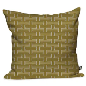 Garden Wicker Cushions - Lemon Ginger by Grace Garrett, a Cushions, Decorative Pillows for sale on Style Sourcebook