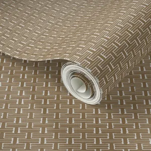 Garden Wicker Wallpaper - Horses Neck by Grace Garrett, a Wallpaper for sale on Style Sourcebook