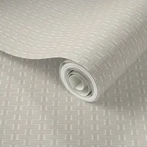 Garden Wicker Wallpaper - Linen by Grace Garrett, a Wallpaper for sale on Style Sourcebook