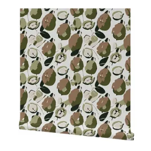 Macadamia Wallpaper - Olive by Grace Garrett, a Wallpaper for sale on Style Sourcebook