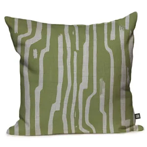 Sandstone Stripe Cushion - Agave by Grace Garrett, a Cushions, Decorative Pillows for sale on Style Sourcebook