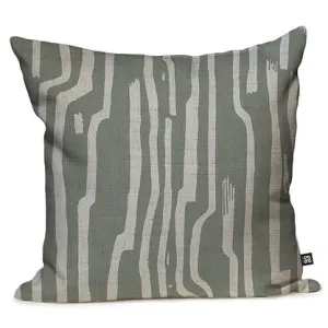 Sandstone Stripe Cushion - Flax by Grace Garrett, a Cushions, Decorative Pillows for sale on Style Sourcebook