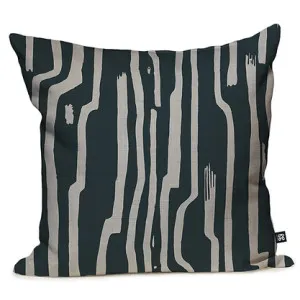 Sandstone Stripe Cushion - Indigo by Grace Garrett, a Cushions, Decorative Pillows for sale on Style Sourcebook