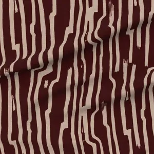 Sandstone Stripe Fabric - Mahogany by Grace Garrett, a Fabrics for sale on Style Sourcebook