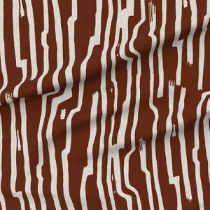 Sandstone Stripe Fabric - Merlot by Grace Garrett, a Fabrics for sale on Style Sourcebook