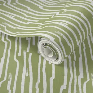 Sandstone Stripe Wallpaper - Agave by Grace Garrett, a Wallpaper for sale on Style Sourcebook