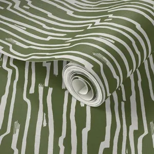 Sandstone Stripe Wallpaper - Clover by Grace Garrett, a Wallpaper for sale on Style Sourcebook