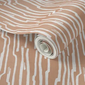 Sandstone Stripe Wallpaper - Mimosa by Grace Garrett, a Wallpaper for sale on Style Sourcebook