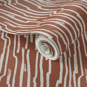 Sandstone Stripe Wallpaper - Sunset by Grace Garrett, a Wallpaper for sale on Style Sourcebook