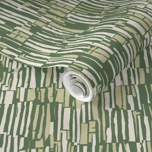 Stone Wall Wallpaper - Greenhouse by Grace Garrett, a Wallpaper for sale on Style Sourcebook