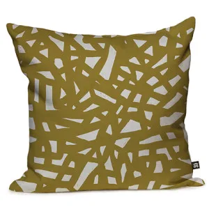 Tanlged Cushion - Lemon Ginger by Grace Garrett, a Cushions, Decorative Pillows for sale on Style Sourcebook