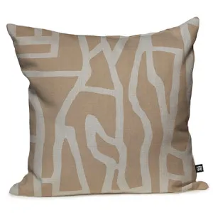 Wandering Vines Cushion - Sand by Grace Garrett, a Cushions, Decorative Pillows for sale on Style Sourcebook