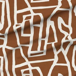 Wandering Vines Fabric - Cinnamon by Grace Garrett, a Fabrics for sale on Style Sourcebook