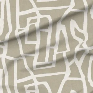Wandering Vines Fabric - Linen by Grace Garrett, a Fabrics for sale on Style Sourcebook