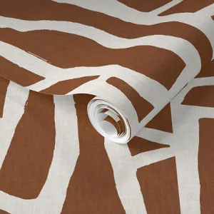 Wandering Vines Wallpaper - Cinnamon by Grace Garrett, a Wallpaper for sale on Style Sourcebook