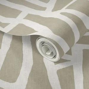 Wandering Vines Wallpaper - Linen by Grace Garrett, a Wallpaper for sale on Style Sourcebook