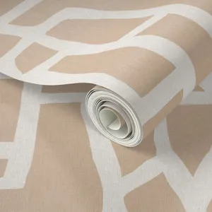 Wandering Vines Wallpaper - Sand by Grace Garrett, a Wallpaper for sale on Style Sourcebook