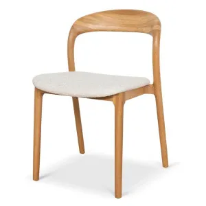 Ex Display - Caspar Natural Dining Chair - Beige by Interior Secrets - AfterPay Available by Interior Secrets, a Dining Chairs for sale on Style Sourcebook