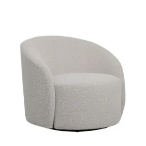 Sierra Swivel Chair Boucle by OneWorld Collection, a Chairs for sale on Style Sourcebook
